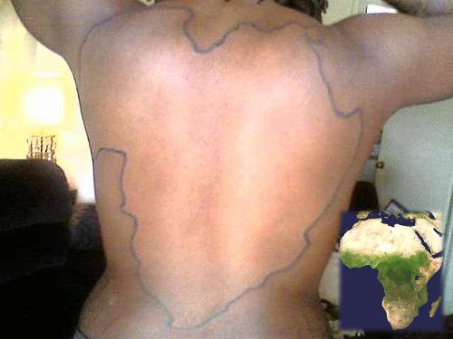 Africa Tattoos Are In Fashion, No Lie!