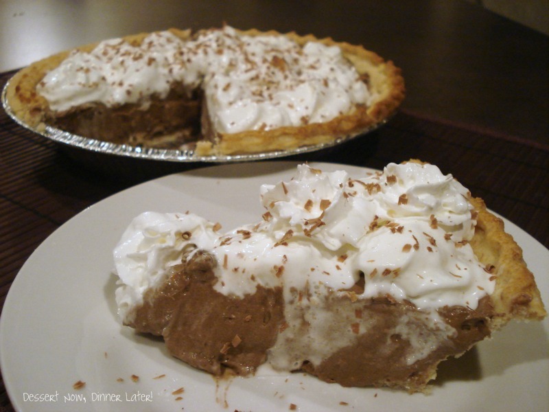 Chocolate Cream Pie Dessert Now, Dinner Later!