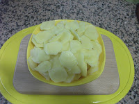 Patatas cortadas