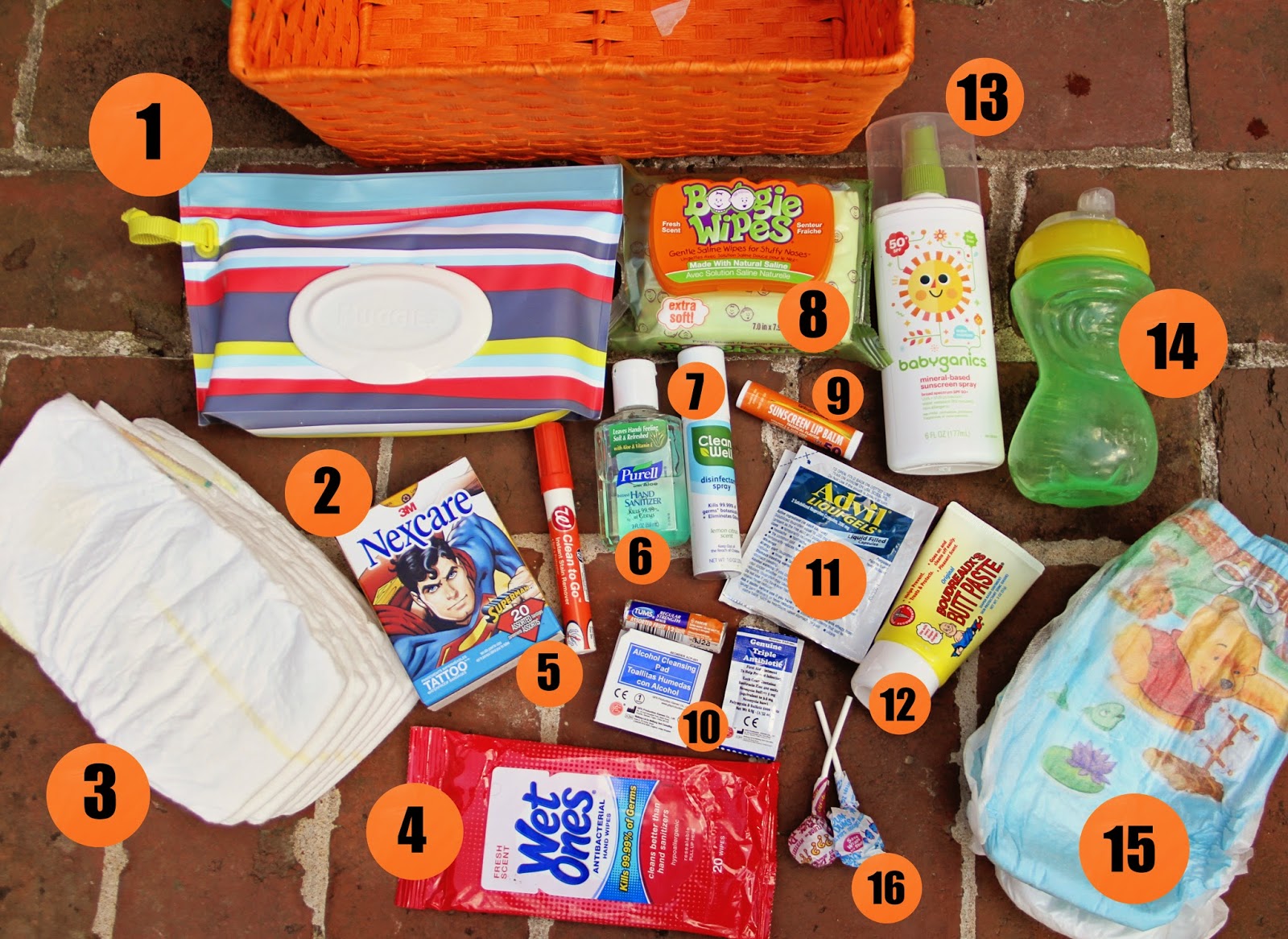 Running from the Law DIY Diaper Changing Car Kit