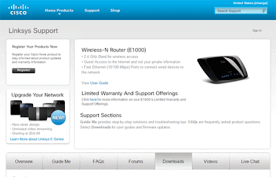 Cisco Linksys E1000 Wireless Router