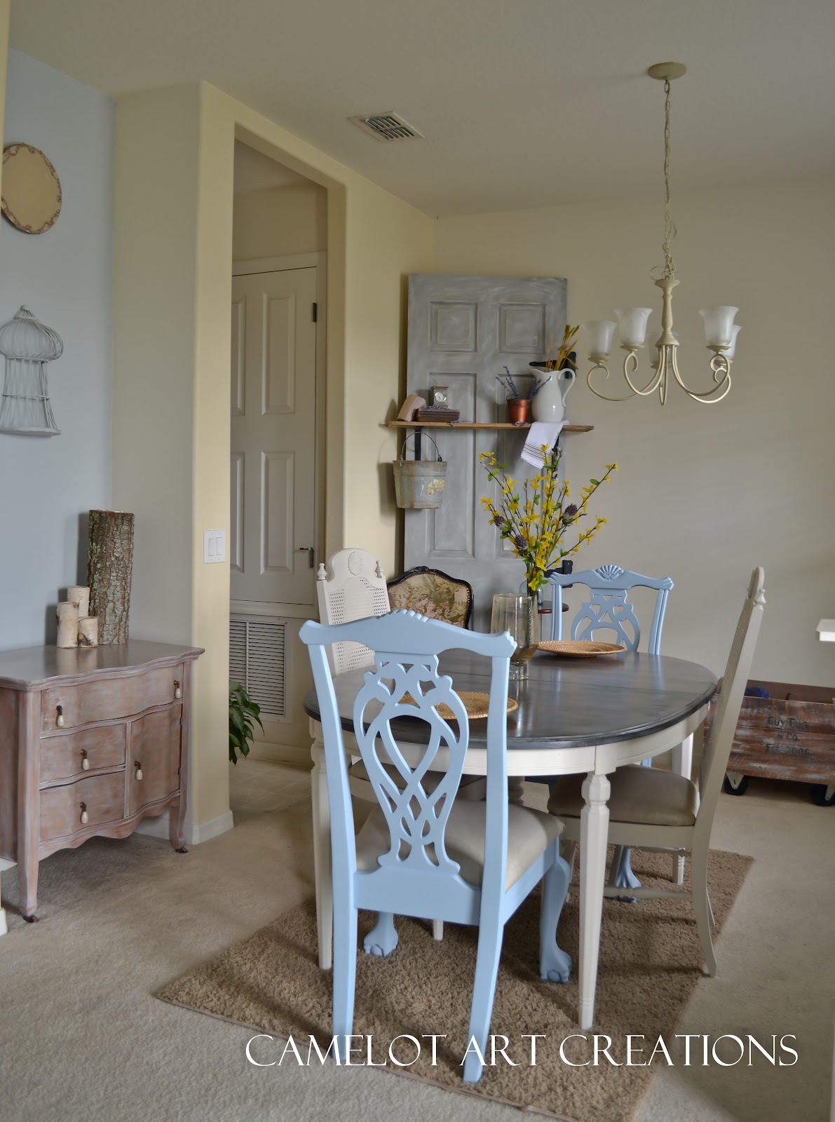 Camelot Art Creations Refinished Dining Room Set