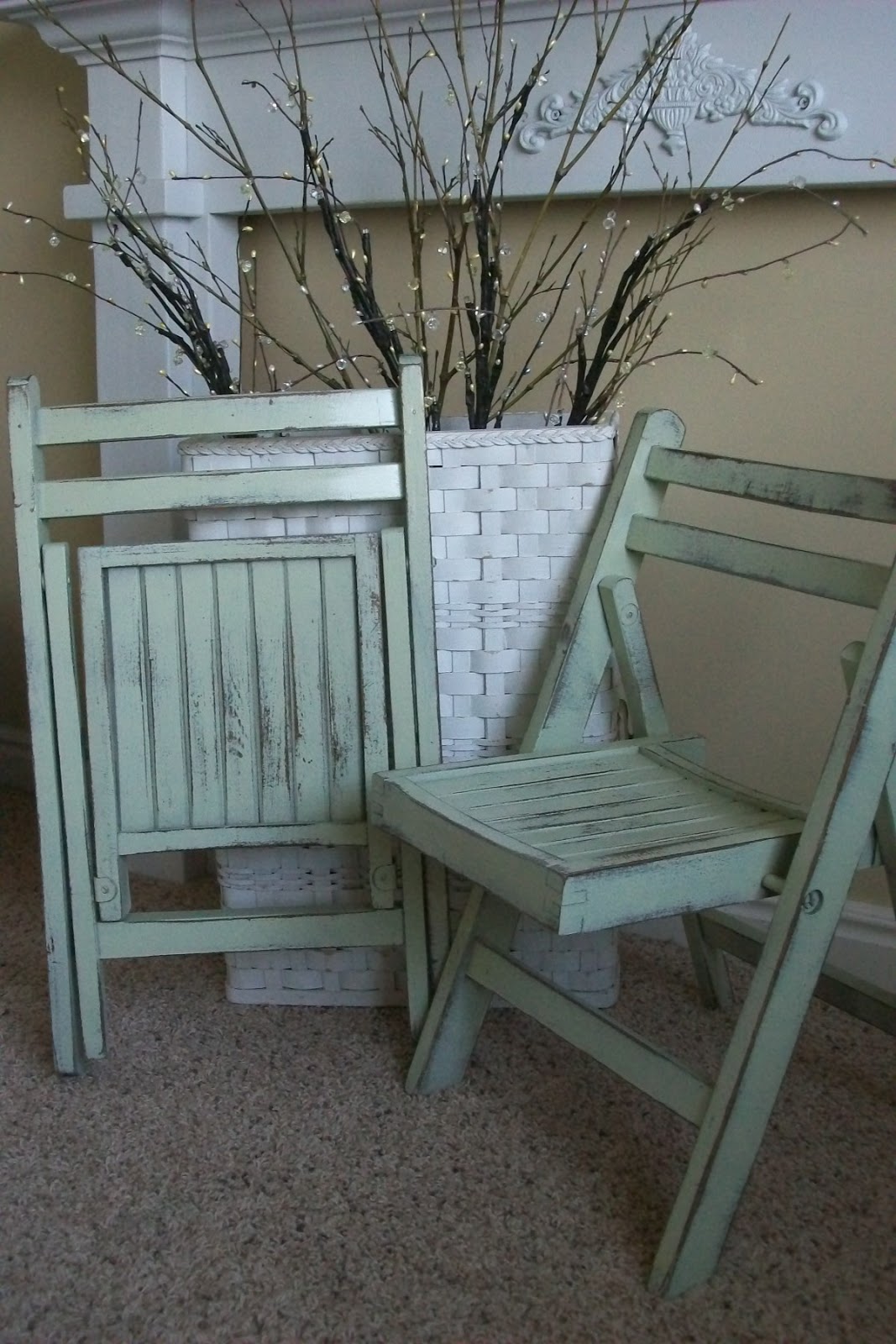 Ary Ann's Place Wooden Folding Children's Chairs SOLD