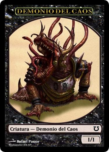 Cartas Warhammer 40k para Magic Demonio+del+Caos.1