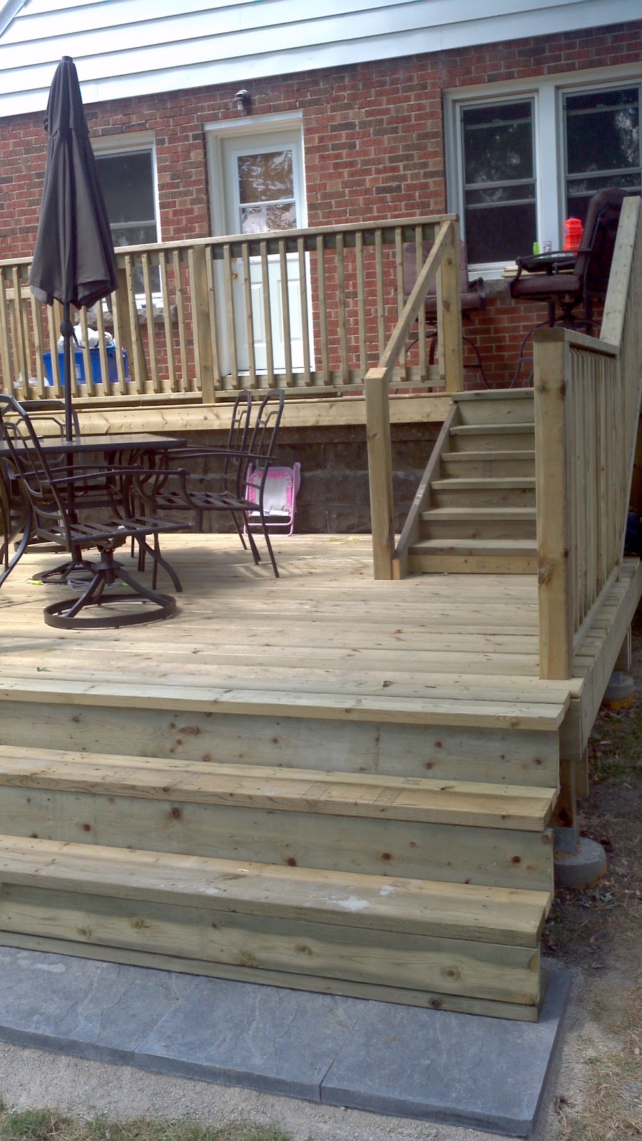 Board and Beyond Home Improvements TwoTier Backyard Deck Board and Beyond Home Improvements TwoTier Backyard Deck