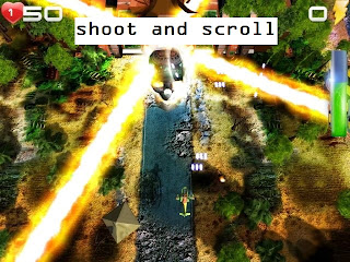 Shoot and scroll game