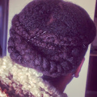 natural hair braided protective style