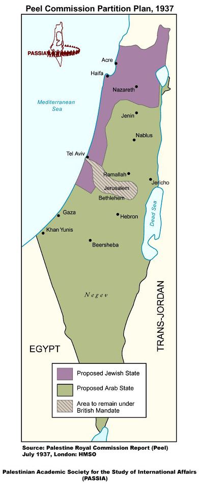 Peta negara palestin