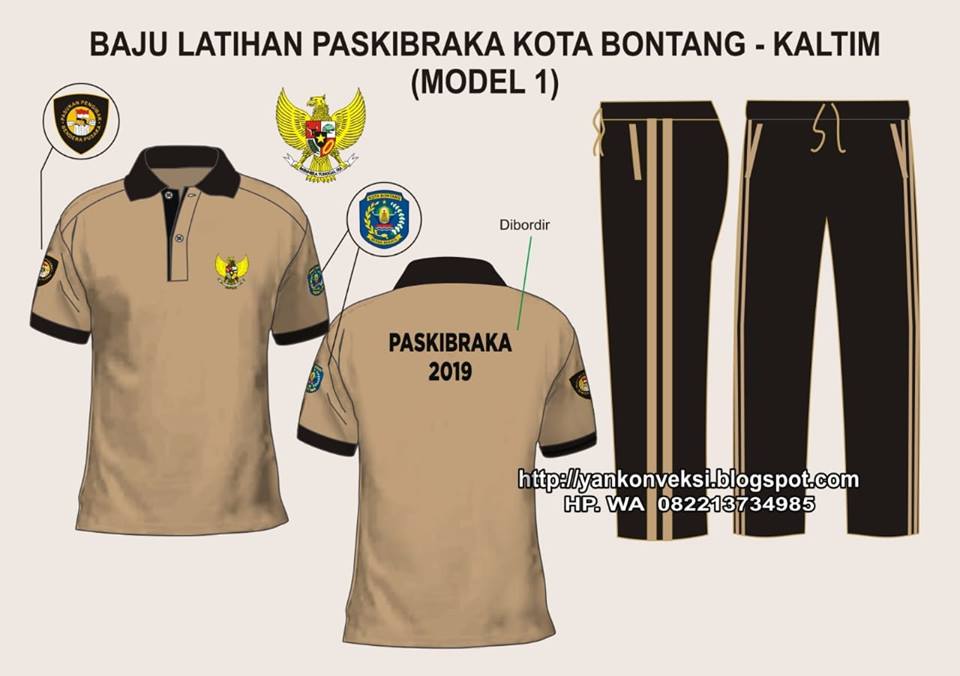 BAJU KAOS LATIHAN PASKIBRA