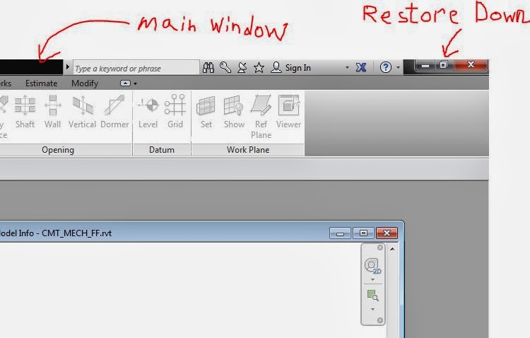 Revit can indeed take advantage of two screens :)