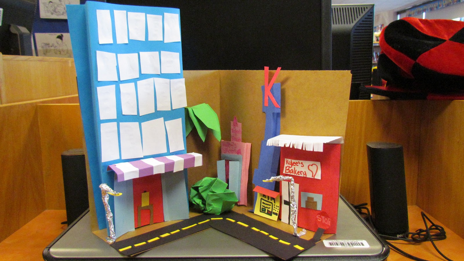 Red Grooms Inspired: A.Z. Kelley Elementary: 4th Grade Buildings 3-D