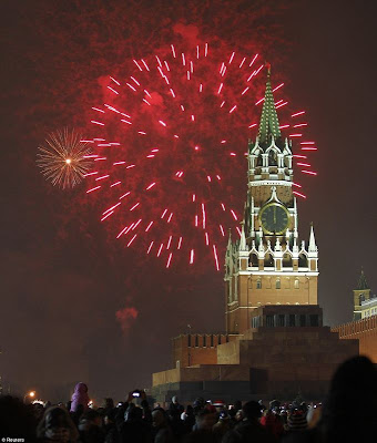 Perayaan Tahun Baru 2012 di Rusia