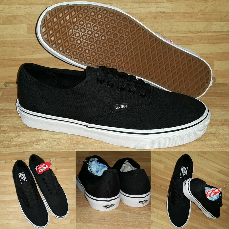 vans authentic black dope