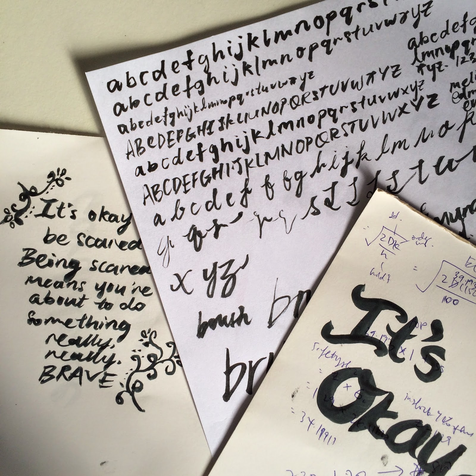 Diy Brush Lettering Melisasa