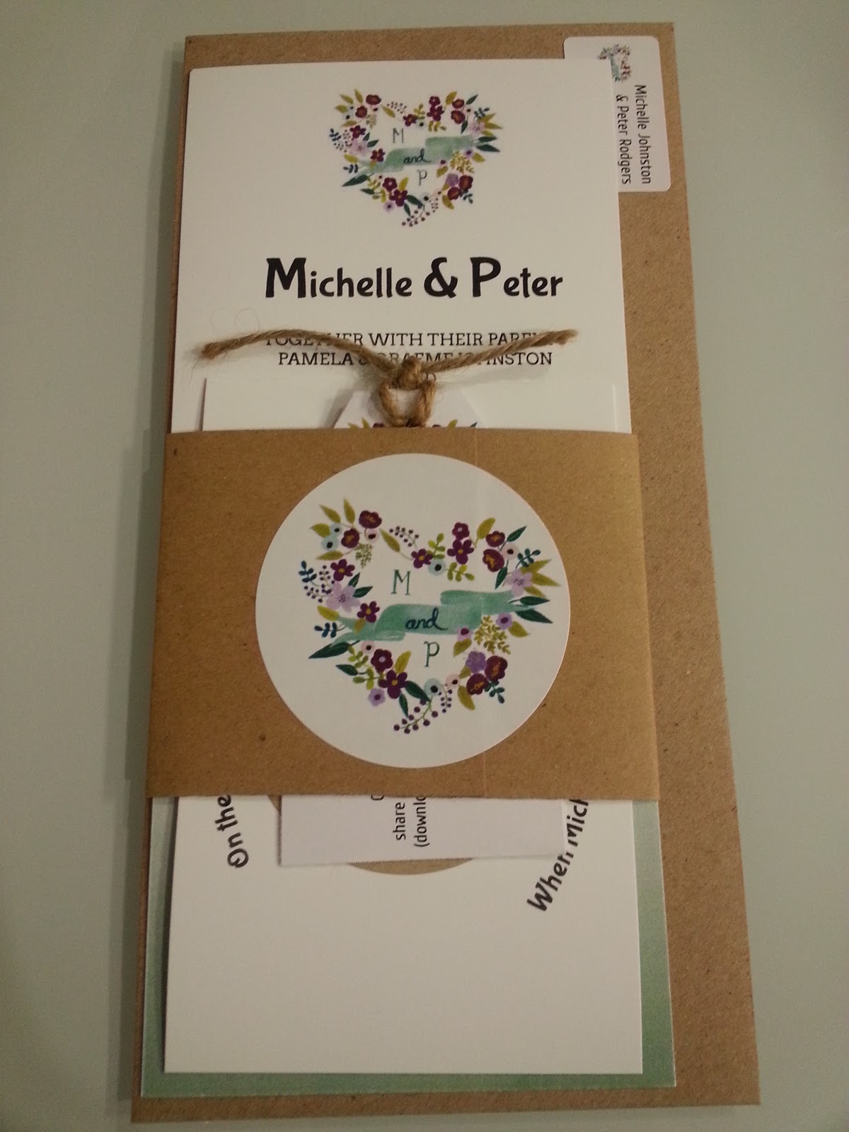 Jarrah Jungle DIY With Avery Wedding Invitation Pack