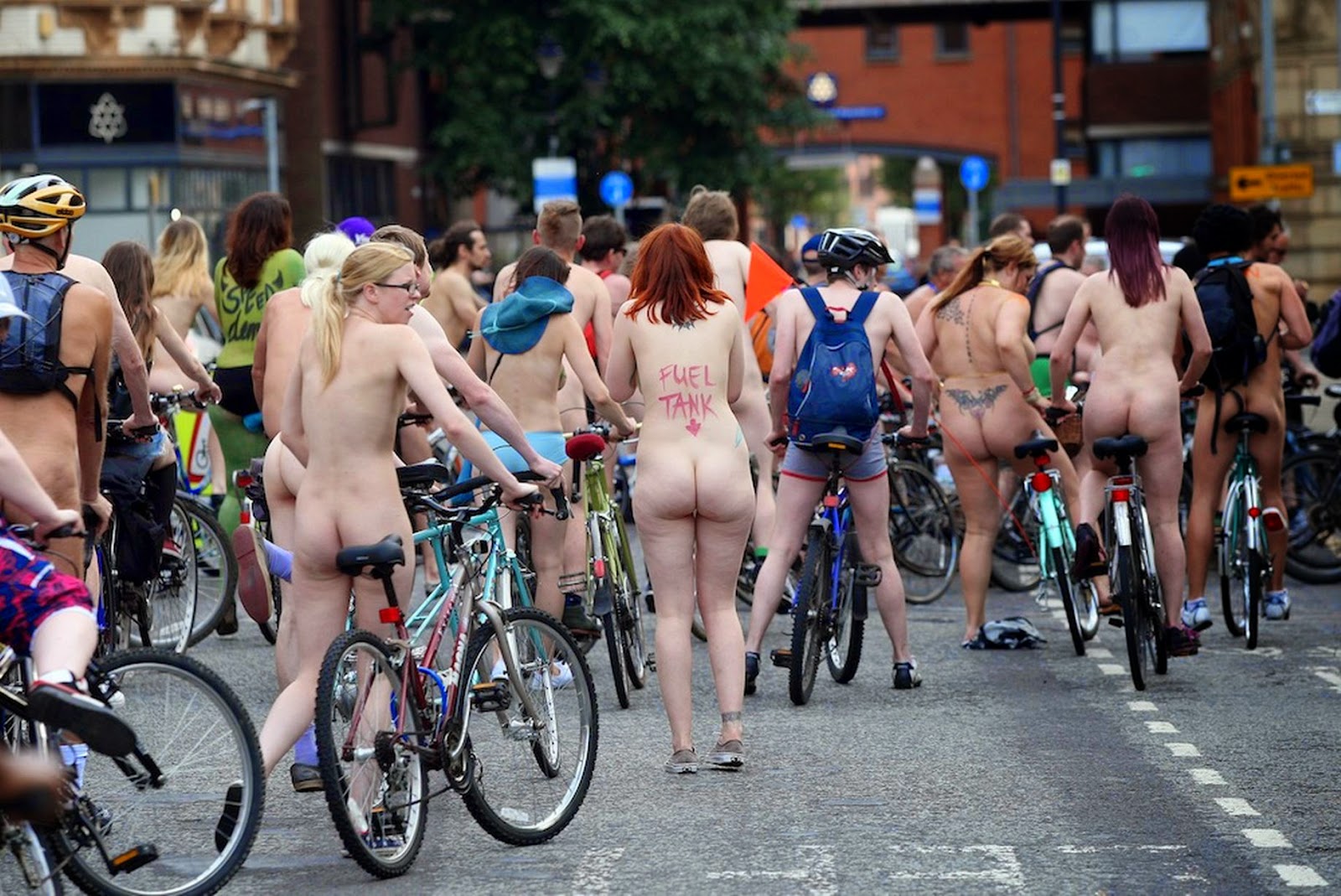 Nude bike ride