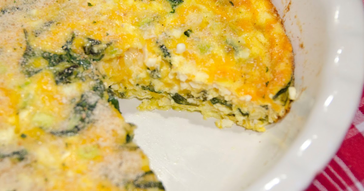 This Mommy Cooks Crustless Spinach and Cheese Quiche