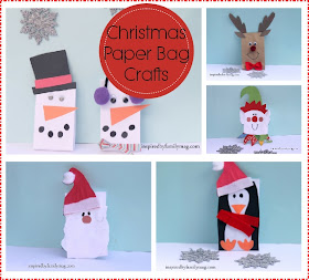 Christmas crafts: christmas paper bag makeover A Mom Not a Professional Nor a Perfectionist: Christmas Paper Bag Crafts