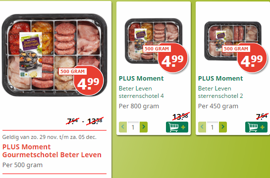 hoeveel per persoon gourmet