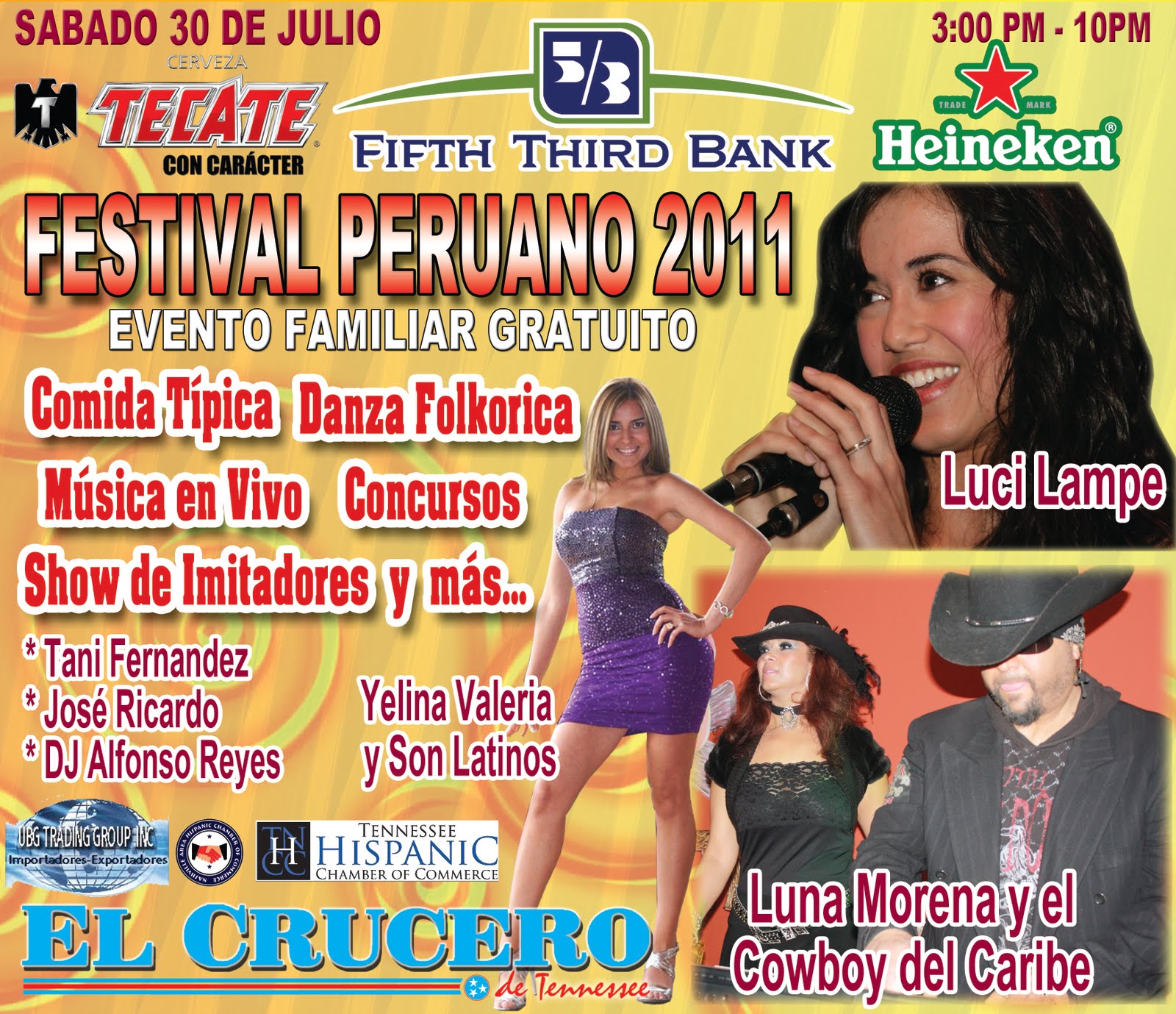 UNITED PERUVIAN ASSOCIATION OF NASHVILLE U.P.A.N. PRIMER FESTIVAL