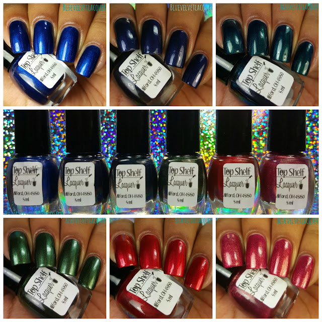 Blue Velvet Lacquer Top Shelf Lacquer The Wine List Collection