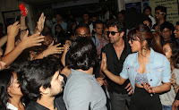 Hritik Roshan and Priyanka Snapped Promoting Krrish 3 Movie at Mithibai college