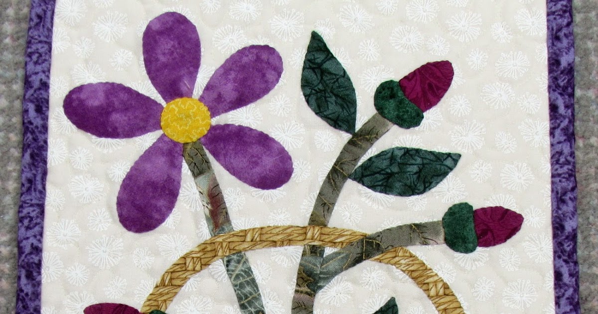 Crafts and Stuff An Applique Journal Quilt