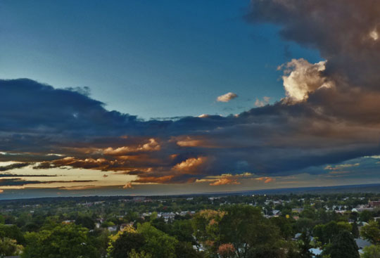 Sunset Over Utica, NY