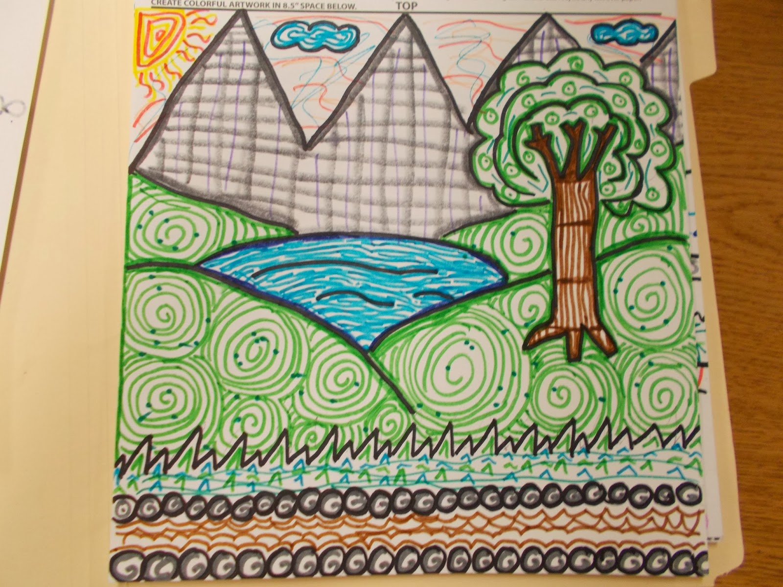 Mrs. Pierce's Polka Dot Spot 5th Grade Square 1 Art Implied Texture