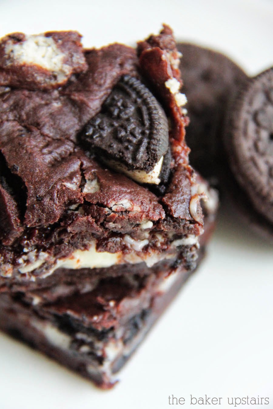 cookies and cream cheesecake brownies The Baker Upstairs