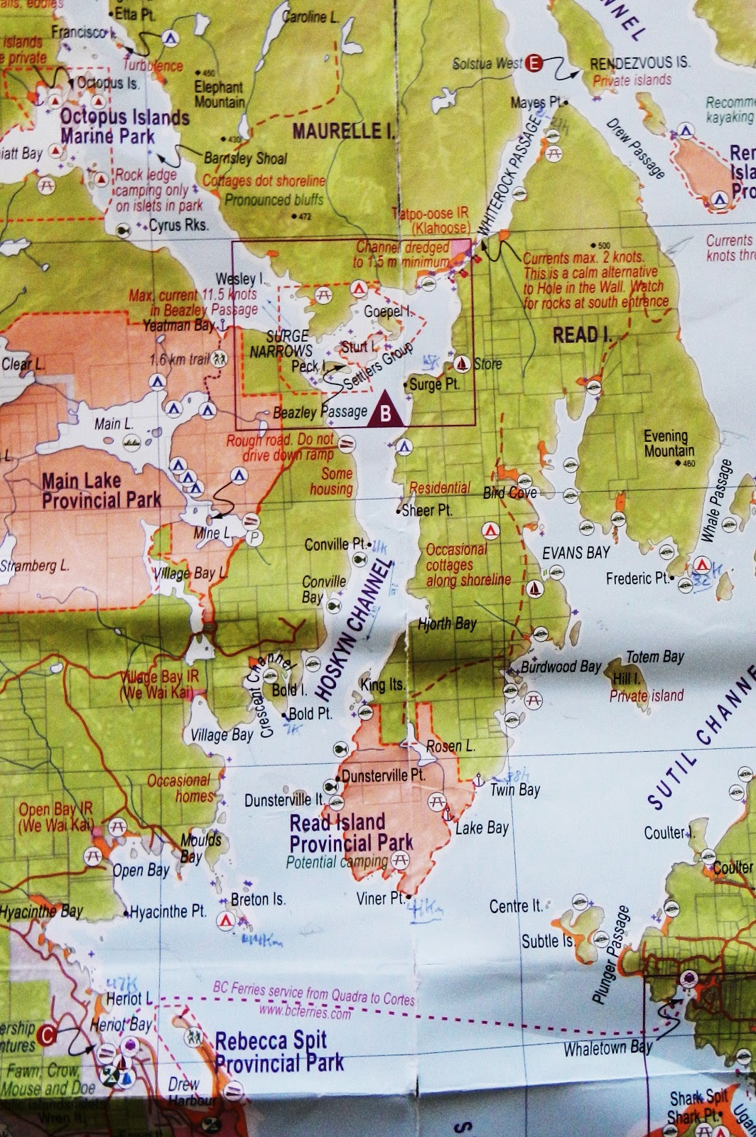 Paul's paddling Read Island a 51km Easter egg hunt