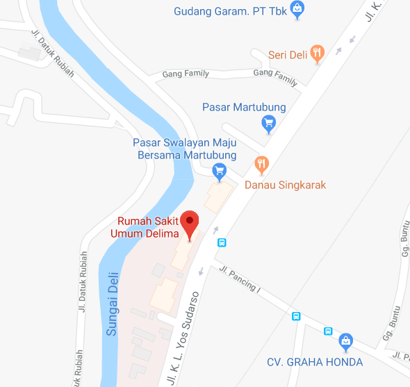 Lokasi RSU Delima Medan