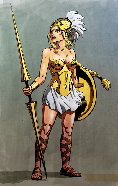 Goddess Athena Image, Artwork and Illustration Goddess Athena Image, Artwork and Illustration
