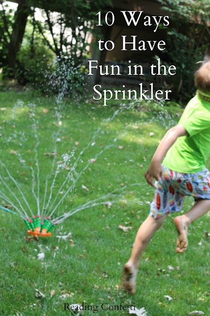 summer fun activities, sprinkler activities