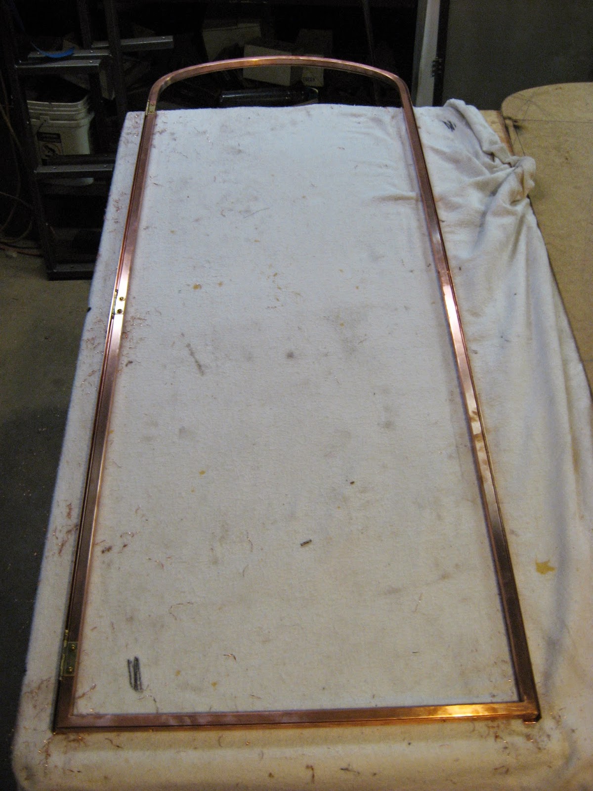 HEAVY METAL WORKS COPPER WINDOW SCREEN