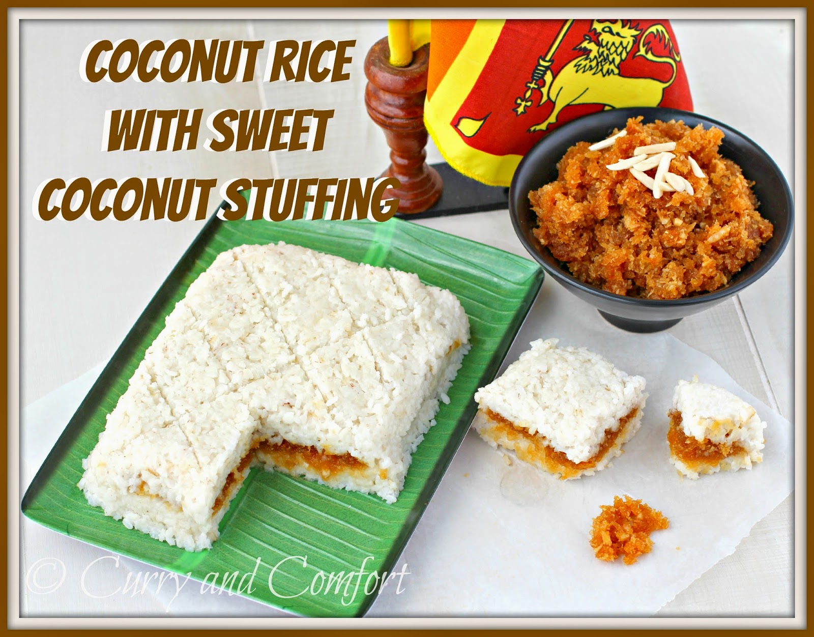 Kitchen Simmer Sri Lankan Coconut Milk Rice with Sweet Coconut
