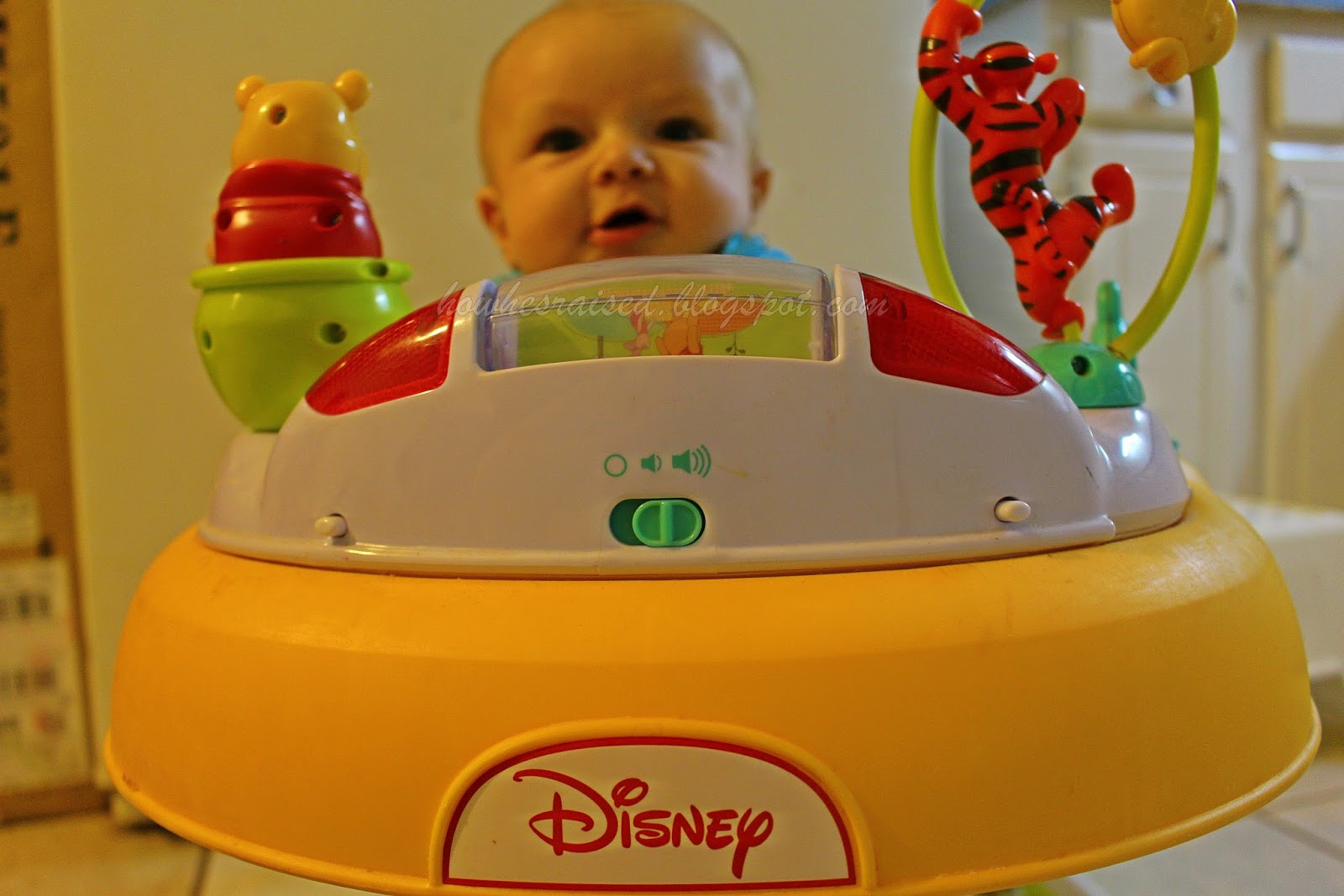 How he's Raised Learning to Walk at 4 Months Old Baby Walker Review