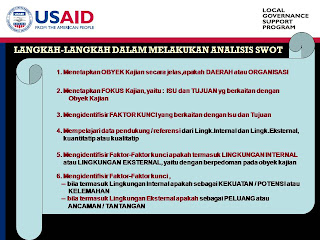 Konsep Dasar Analisis SWOT, Langkah-Langkah dalam Analisis SWOT, Impementasi Analisis SWOT