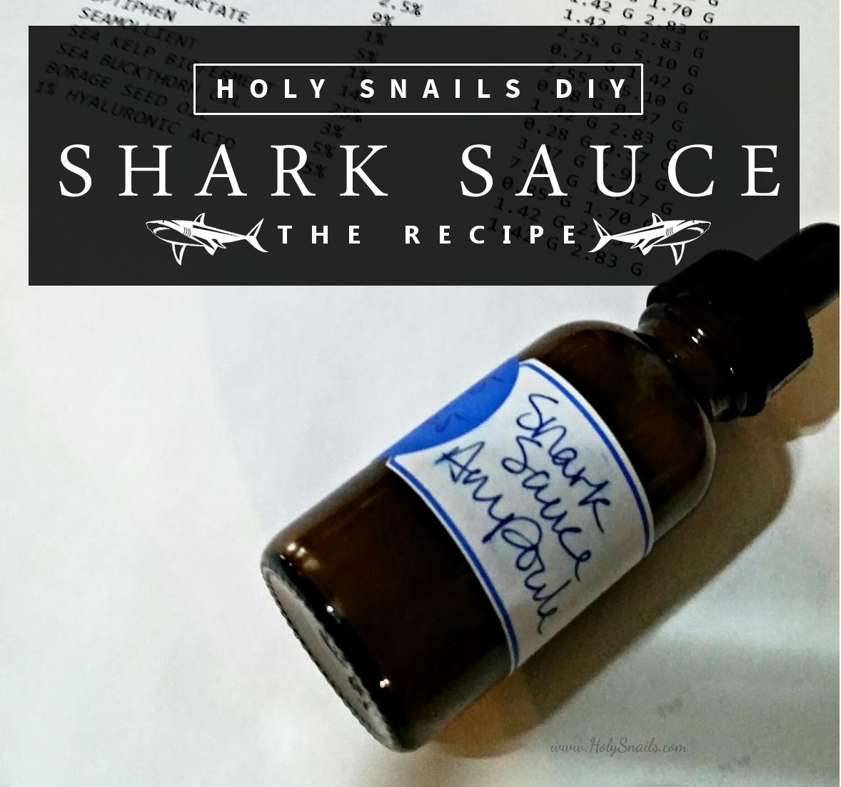 Shark Sauce Part 1 The Recipe Holy Snails!