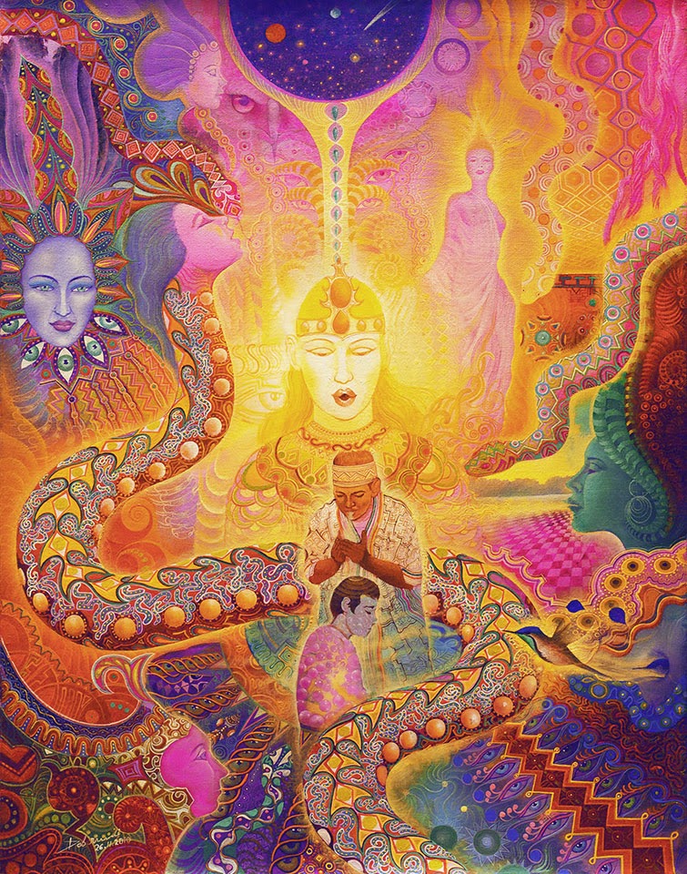 Ayahuasca Inspired Art by Anderson Debenardi Sam Woolfe