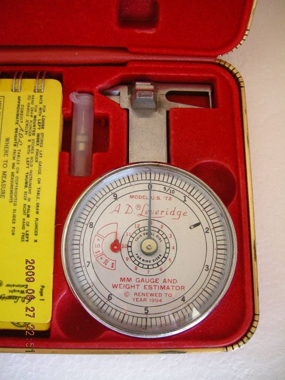 Leveridge Gauge And Book of Estimates Gems and Jewelry