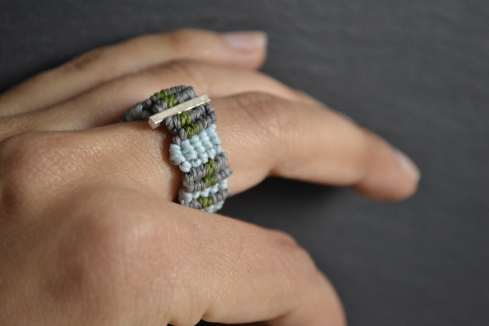 Lunaticart 2012 Macrame Rings