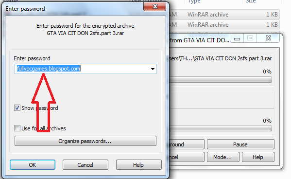 Gta v (grand theft auto 5) .rar password