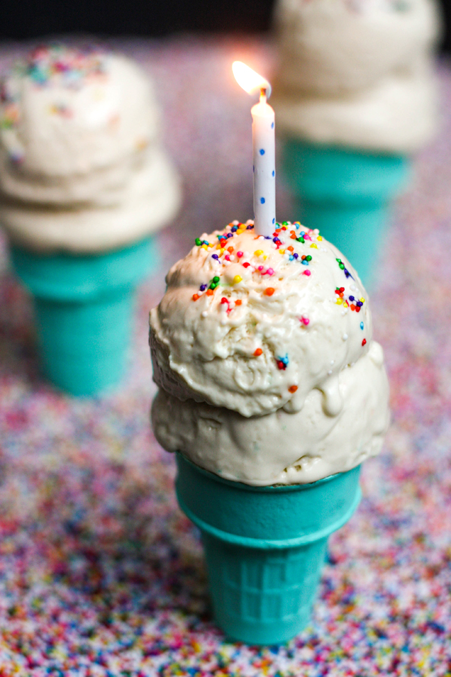 Amanda k. by the Bay Ice Cream Sunday Cake Batter Ice Cream