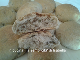 il mio pane di basilico e noci !