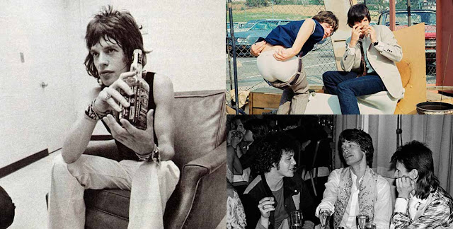Mick Jagger,อูฐ,  junto a Keith Richards