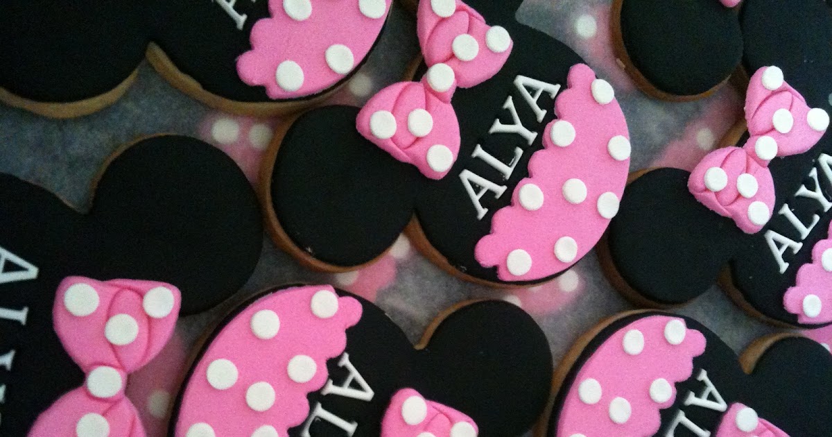 Melike Cake &amp; Cookie MINNIE MOUSE KURABİYE &amp; CUPCAKE�LER