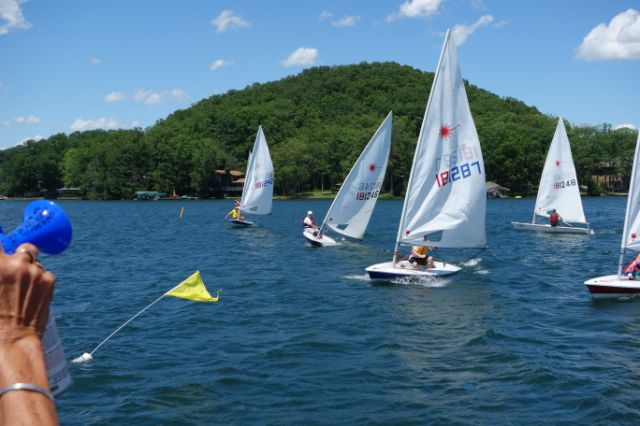 Start of the Epic 6-25-17 Race. 30 capsizes!