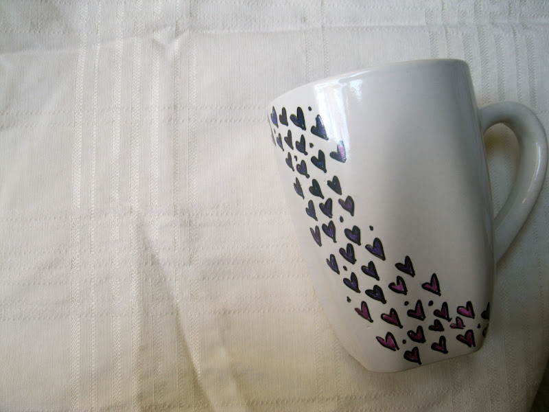 Blissful Whimsy Sharpie Decorated Mugs