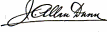 J. Allan Dunn's signature